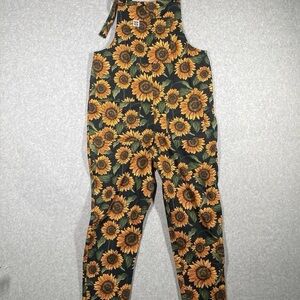 Lucy And Yak Sunflower Dungarees Size Uk 12 Regular US8R